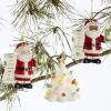 Lenox 896337 African American Santa with Pickle Ornament(Santa With List)