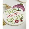 Lenox 896534 Mr. & Mrs. Mitten Ornaments, Set of 2, Christmas Ornament(Mr. & Mrs.)