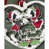 Lenox 897143 2025 Our 1st Christmas Mickey & Minnie Mouse Ornament, Christmas, Holiday Decorations(Mickey & Minnie)