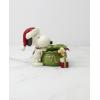 Lenox 897751 Snoopy Christmas Santa Sack Candy Bowl, Christmas Dishes, Festive Holiday Serveware