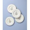 Lenox 897867 Federal Gold Tree Accent Plates, Service For 4, Christmas Dishes, Dinnerware Set, Holiday