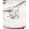 Lenox 897868 Federal Platinum Tree Accent Plates, Service For 4, Christmas Dishes, Dinnerware Set, Holiday