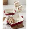 Lenox 898050 Holiday Rectangular Baking Dish, Medium, Christmas, Festive Kitchen Decor