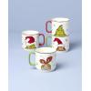 Lenox 898097 Merry Grinchmas Stackable Mugs, Service For 4, Assorted, Christmas, Drinkware Set, Holiday Glasses