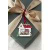 Lenox Christmas Tree Ornaments, House Frame Silverplated Ornament, Square Picture Frame, Red Ribbon for Hanging, Christmas Decor, Tree Decor, Family Picture Ornaments (Silver, 1-Piece, 2.5×2.75-Inch)