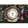 Lenox Dinnerware Set, Nutcracker Ballet Accent Plates, Service for 4 Porcelain Dinnerware, Microwave & Dishwasher Safe, Pasta, Salad and Dinner, Nutcracker Christmas Accent Plates (Assorted, 4 Piece)