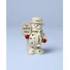 Lenox Figurine, Happy Holly Days North Pole Snowman Light-Up Figurine, Christmas Decorations, Christmas Decor Indoor, Snowman Design (Ivory, 1 Piece, 7.75-Inch Height) 2 AAA Batteries Not Included