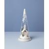 Lenox Figurine, Merry & Magical Light-Up Church Figurine, Porcelain, Encased in Glass, Christmas Decorations, Christmas Decor Indoor, Desk Decor (1-Piece, 11.5-Inch Height) 3 AA Batteries Not Included