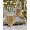 Lenox Glassware, Holiday Decal Flutes, Set of 4, 11-Ounce Capacity, Made From Glass, Dishwasher Safe Flutes, Drinking Glasses Set, Home And Kitchen, Champagne Flute, Champagne Glasses (Clear, 4 Piece)