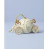 Lenox Ornaments, Porcelain Cinderellas Coach Ornament, Made from Porcelain with Gold Accents, Gold Cord for Christmas Tree Decoration, Christmas Decorations, Holiday Ornaments, Winter Decor (1 Piece)