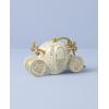 Lenox Ornaments, Porcelain Cinderellas Coach Ornament, Made from Porcelain with Gold Accents, Gold Cord for Christmas Tree Decoration, Christmas Decorations, Holiday Ornaments, Winter Decor (1 Piece)