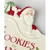 Lenox Serveware, Holiday Cookies & Milk for Santa 2-Piece Set, Service for 1, 11 Oz Cup, Porcelain, Dishwasher Safe, Christmas Cookie Plate & Coffee Mug, Christmas Decor, Santa Sleigh Design (2 Piece)