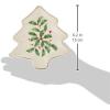 Lenox Serveware, Hosting The Holidays Tree Plate, Festive Porcelain Dinnerware, Service for 1, Pasta, Salad and Dinner, Dishwasher Safe, Christmas Decorations (MultiColor, 5.75 inch Length, 1 Piece)
