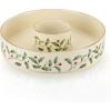 Lenox 869999 Holiday Chip & Dip Set, Christmas Hosting