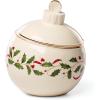 Lenox 890765 Holiday Ornament Candy Jar, Christmas Hosting