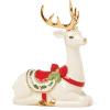 Lenox 894973 Laying Reindeer Figurine, Christmas & Holiday Decor(Laying Reindeer)