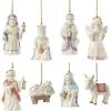 Lenox 896533 First Blessings Nativity 8-Piece Ornament Set