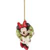 Lenox 897143 2025 Our 1st Christmas Mickey & Minnie Mouse Ornament, Christmas, Holiday Decorations(Wreath)