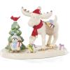 Lenox 897676 Marcel The Moose Delivering Gifts Figurine, Christmas Decorations, Indoor Decor