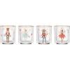 Lenox 898402 Nutcracker Ballet Double Old Fashioned Glasses, Set of 4, Christmas, Cocktail Glass, Holiday Whiskey