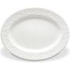 Lenox Opal Innocence Carved Large Oval Platter -,White(4.20 LB (Pack of 6))