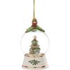 Lenox Ornament, Tree in Snow Globe Ornament, Made from Porcelain, 24K Gold Accents, Includes Gold Cord for Tree Decoration, Christmas Decorations, Christmas Ornaments, Indoor Winter Decor (1 Piece)