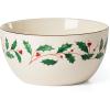 Lenox Serveware, Holiday Small Bowl, Service for 1, 14 Oz Made From Porcelain for Christmas Hosting, Christmas Decor, Dishwasher Safe, Soup and Salad Bowl (Multicolor, 2.5 Inch Height, 1 Piece)