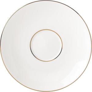 Lenox 6145957 Continental Dining Gold Saucer(Saucer-White)
