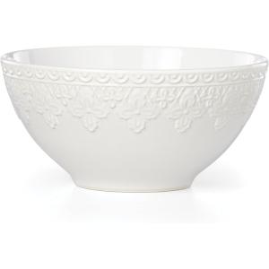 Lenox 885618 Chelse Muse Fleur Matte Black 4-Piece Mug Set(All-Purpose Bowl)