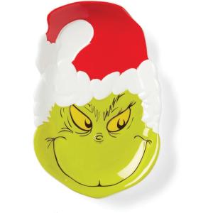 Lenox 894168 Merry Grinchmas Candy Dish, Christmas & Holiday Hosting