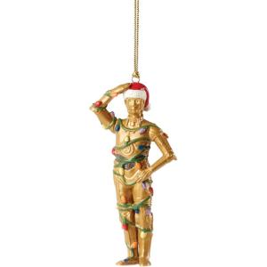 Lenox 895920 Grogu’s Holiday Hover Pram Ornament, Christmas(C-P3O)