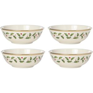 Lenox 897082 Holiday Dinnerware Place Setting Bowls, Set of 4, Christmas(Place Setting Bowls  Set of 6)