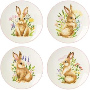 Lenox 897155 Bunny Accent Plates, Set Of 4
