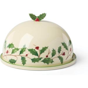 Lenox 898272 Holiday Covered Dish, Small, Christmas, Festive Serveware