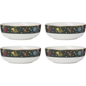 Lenox 898403 Nutcracker Ballet All Purpose Bowls, Service For 4, Christmas Dishes, Dinnerware Set, Holiday