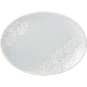 Lenox Textured Neutrals Leaf Platter, 3.15 LB, Blue(Leaf Platter)