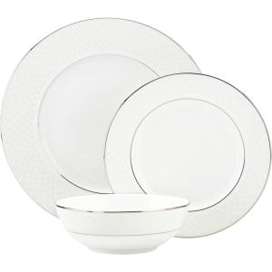 Lenox Venetian Lace 3-Piece Place Setting, White