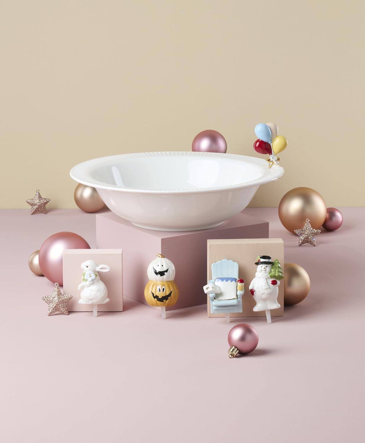 imageLenox 894300 Profile All Seasons 4Piece Poppers Set White Christmas Dinnerware Accessories