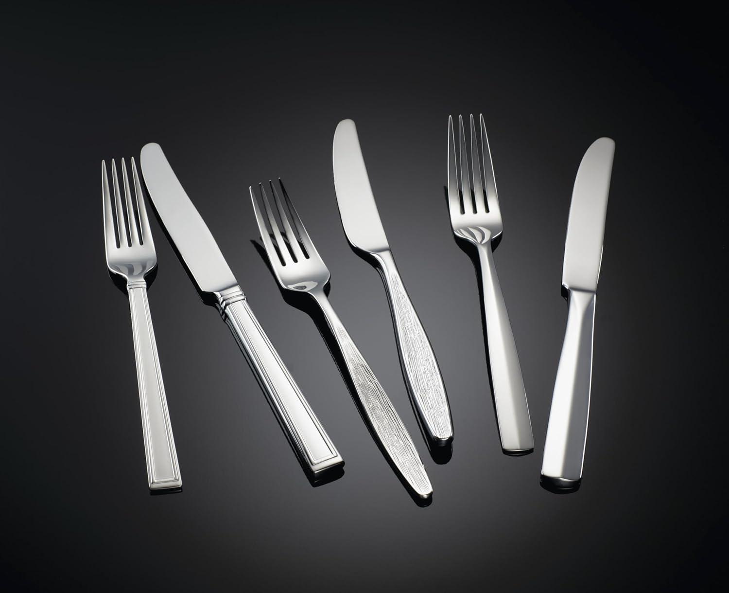 imageLenox Stratton Flatware Set Silver 65 PieceBratton
