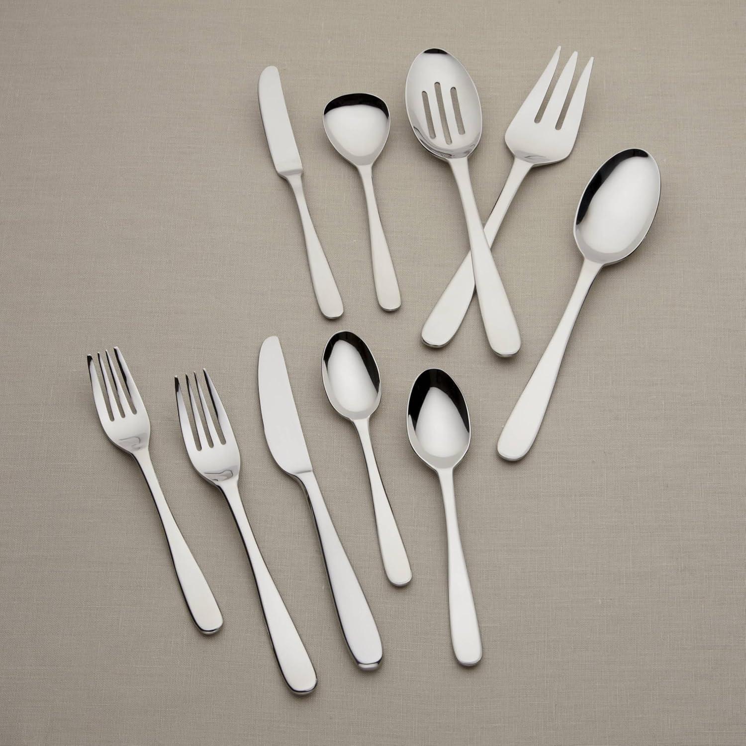 imageLenox Stratton Flatware Set Silver 65 PieceStratton
