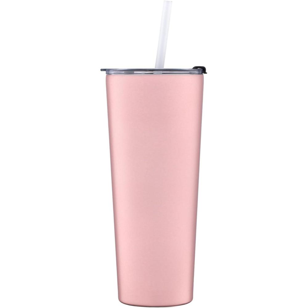 imageCambridge E954PNTS2BM 24 Oz Insulated Tumbler With Straw Pink