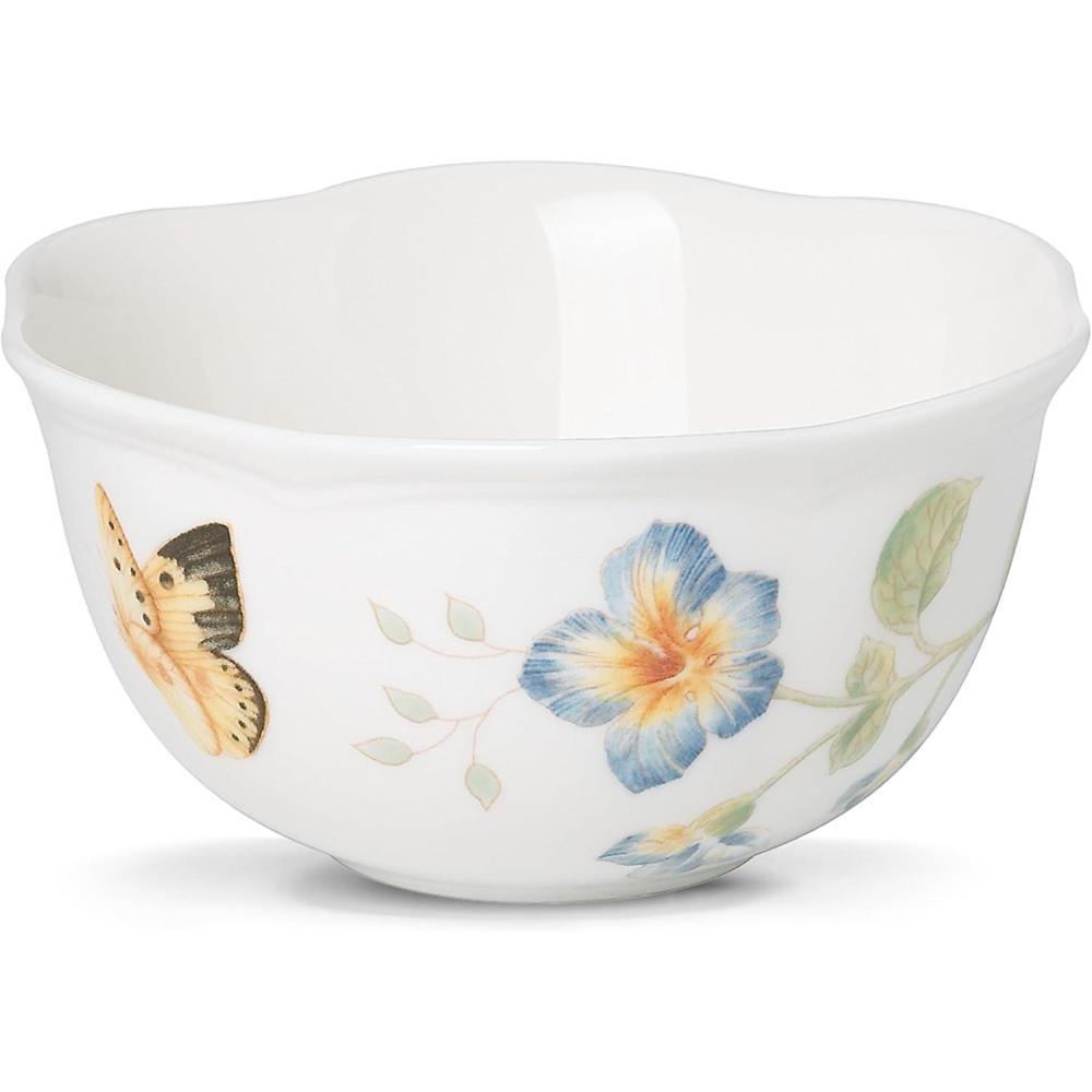 imageLenox 806737 Butterfly Meadow Dessert Bowl Multicolor 1 Count Pack of 1