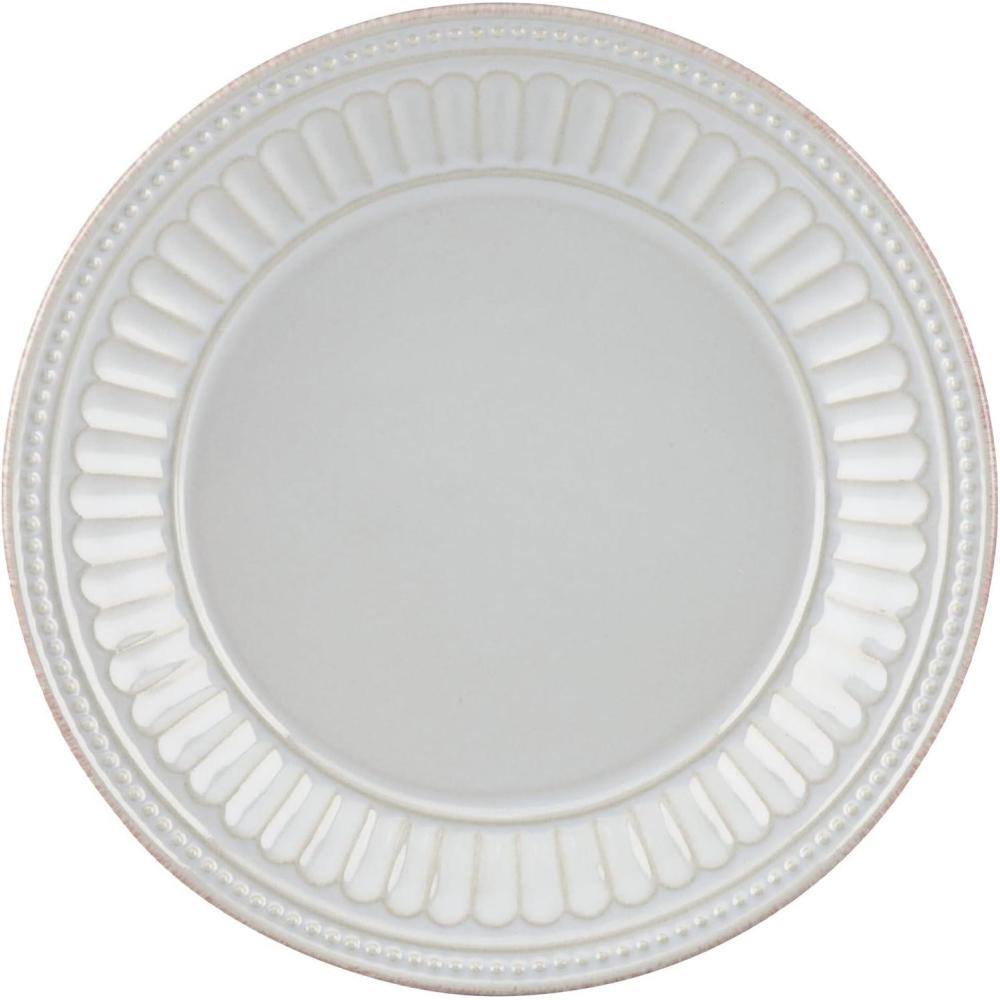 imageLenox 855560 French Perle Groove Dove Grey Dessert Plate