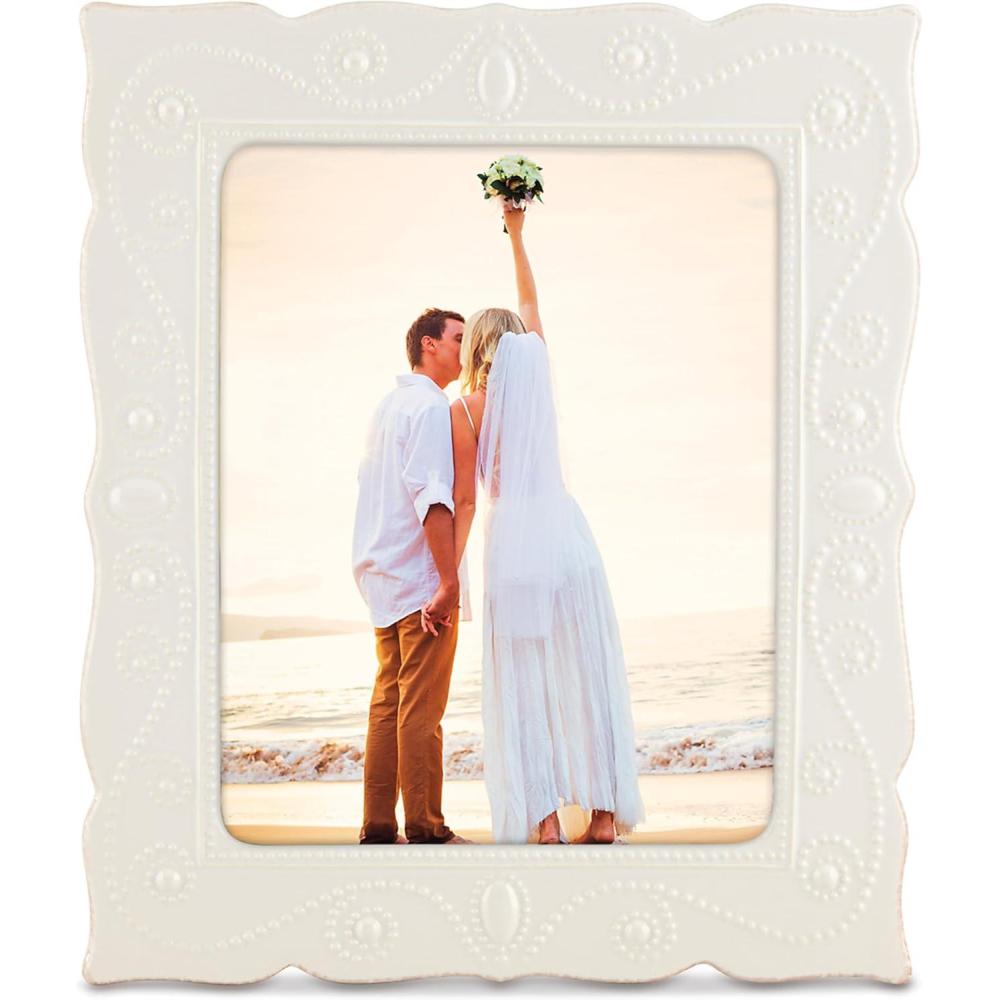 imageLenox 870305 French Perle White 8 x 10 Frame