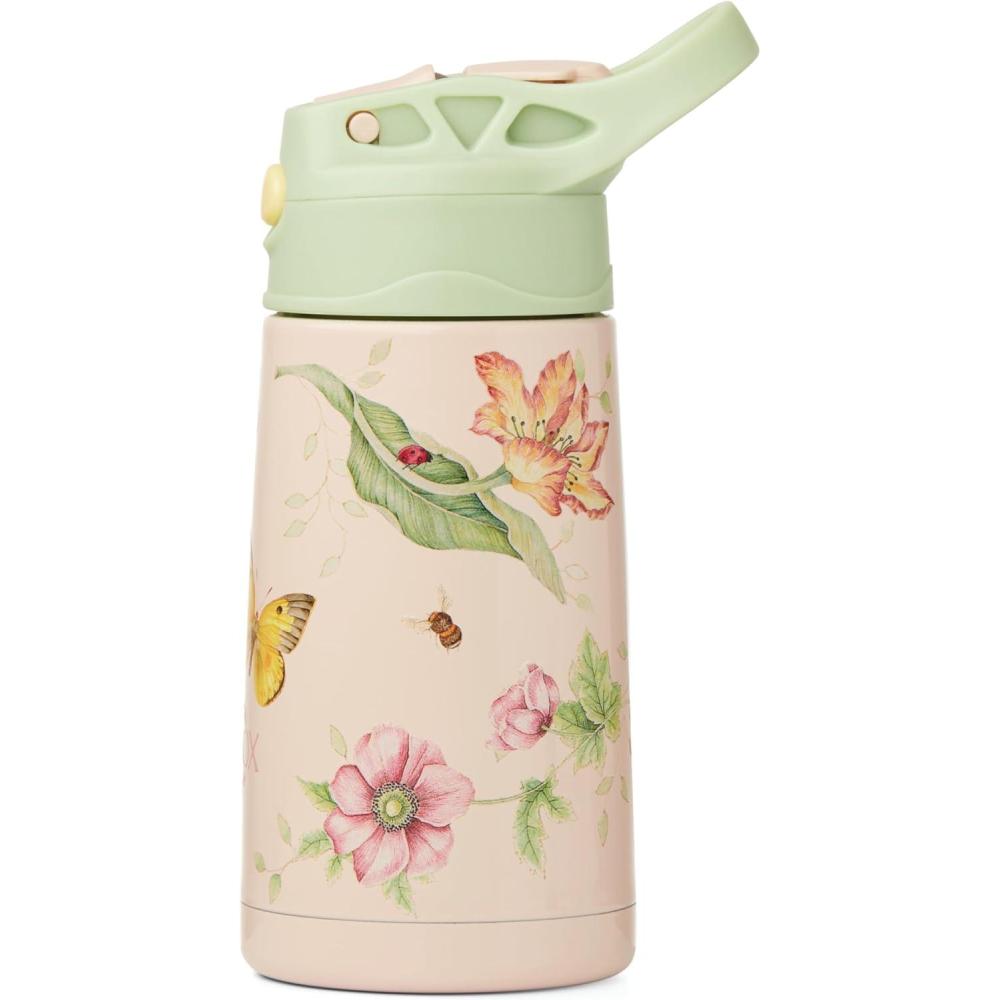 imageLenox 895741 Butterfly Meadow Light Blue Stainless Steel Kids Water BottlePink