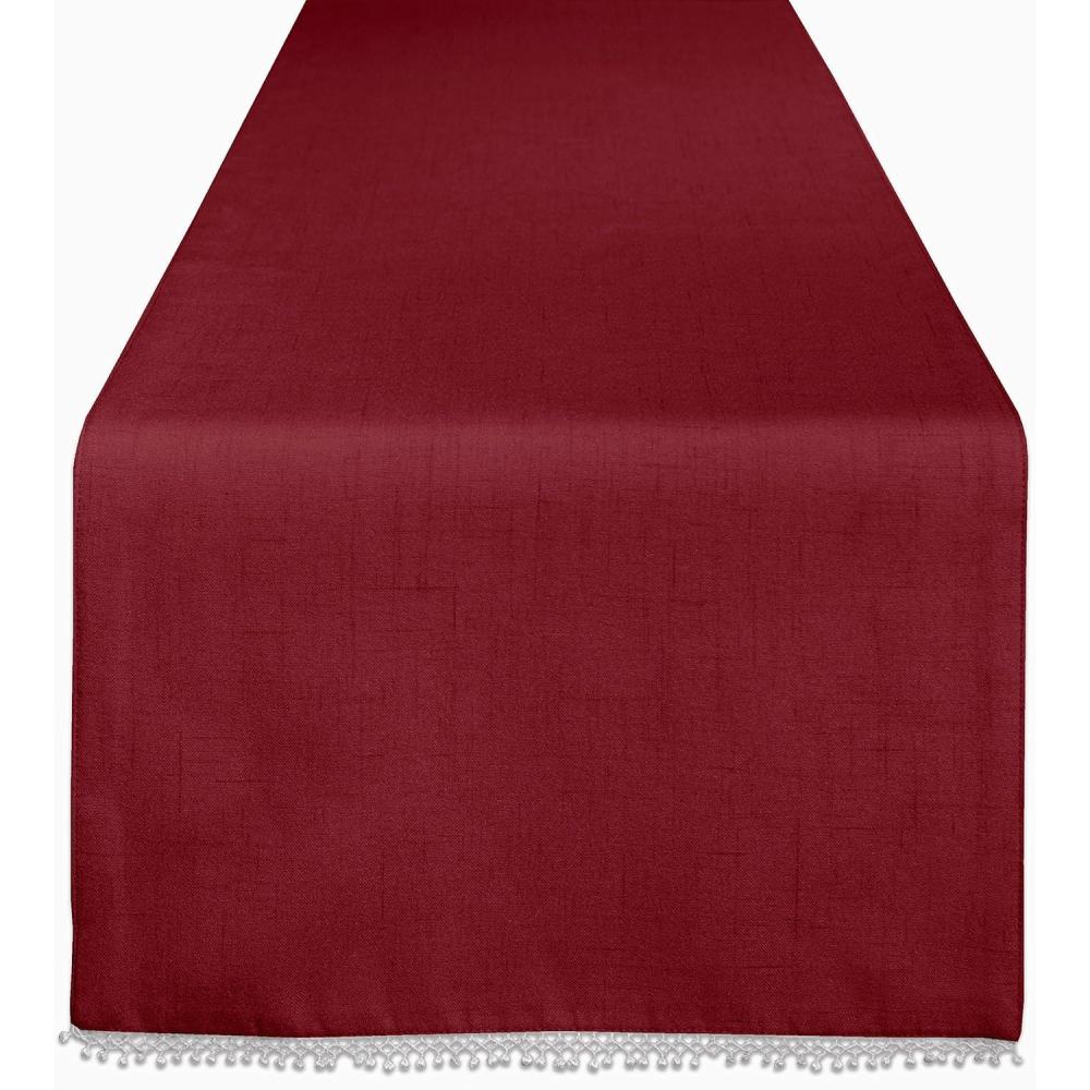 imageLenox French Perle Solid 70 Runner PistachioCranberry