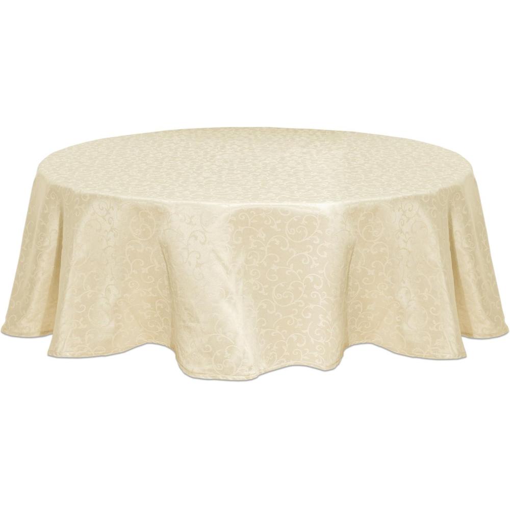 imageLenox Opal Innocence 90 Round Tablecloth Ivory