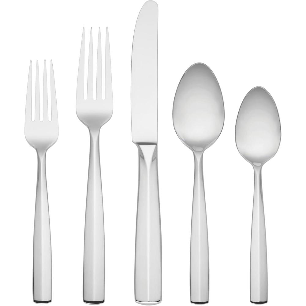 imageLenox Stratton Flatware Set Silver 65 PieceLachlan