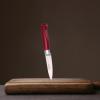 Hampton Forge Red Rorik 3.5″ Paring Knife/Clear Blade Guard, 0.25 LB(Paring Knife)