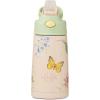 Lenox 895741 Butterfly Meadow Light Blue Stainless Steel Kids Water Bottle(Pink)